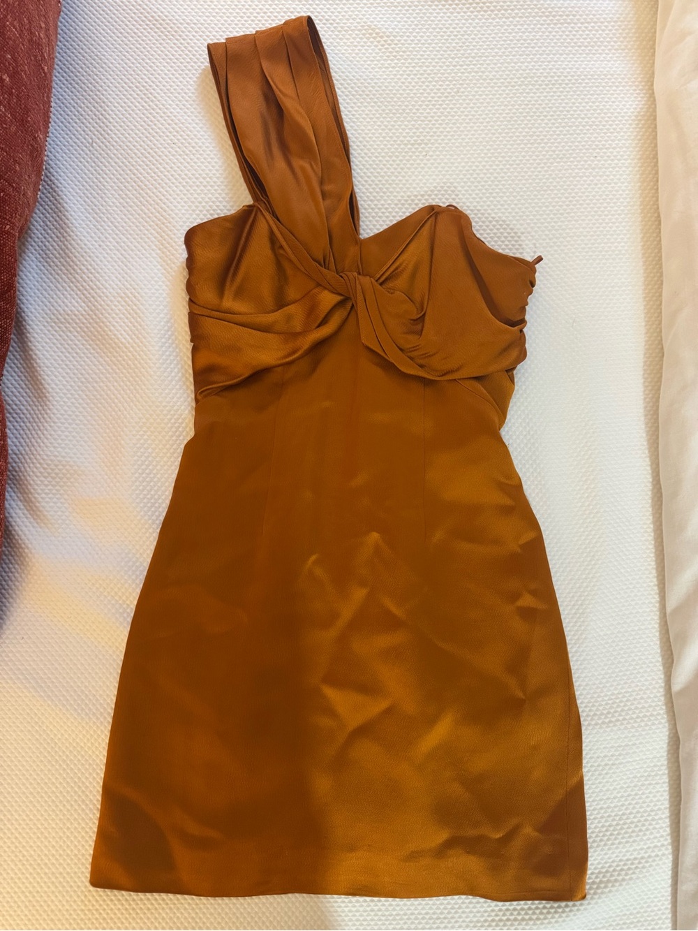 AMUR Misha Mini Dress (One Shoulder)